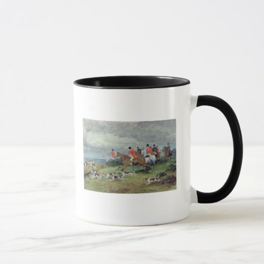 Mug Chasse de Fox dans Surrey, 19ème siècle (Droite)
