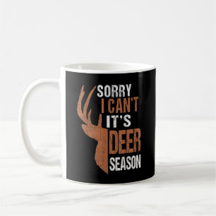 Mug Chasse Désolé c'est la saison du cerf Drôle de pèr