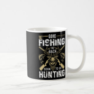 Mug Chasse Drôle Au Cerf Qui A Pris Chasse À La Pêche