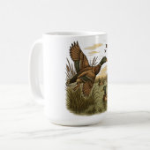 Mug Chasse-Rétro-Vol-Canerot-Colvert, (Devant gauche)