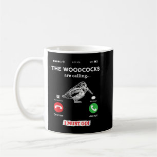 Mug Chasse Woodcock oiseau - drôles appels téléphoniqu