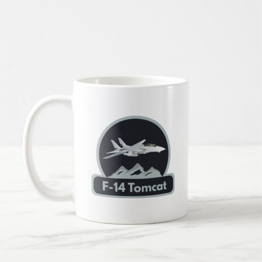 Mug chasseur américain F-14 à réaction (Gauche)