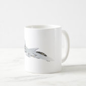 Mug chasseur américain F-14 à réaction (Devant droit)