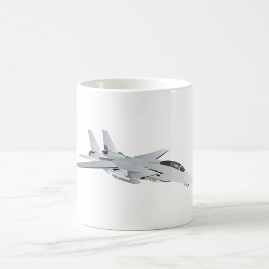 Mug chasseur américain F-14 à réaction (Centre)