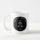 Mug Chasseur calme de cerfs communs (Gauche)