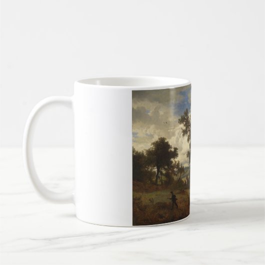 Mug Chasseur dans un paysage rural (Andreas Achenbach) (Gauche)