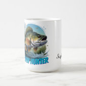 Mug Chasseur de Bass Trophy Personnalisable (Centre)