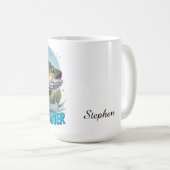 Mug Chasseur de Bass Trophy Personnalisable (Devant droit)