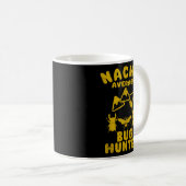 Mug Chasseur de bugs fun nacho moyenne chasse de bugs (Devant droit)