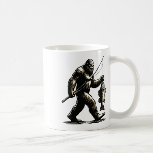 Mug Chasseur de doré géant Sasquatch pêcheur de doré F (Droite)