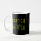 Mug Chasseur de poisson catfish Pêche Cadeau (Gauche)