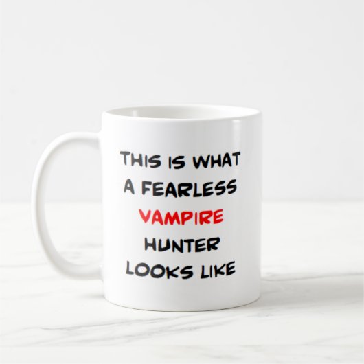 Mug chasseur de vampires, téméraire (Gauche)