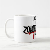 Mug Chasseur de zombi de bibliothécaire (Gauche)
