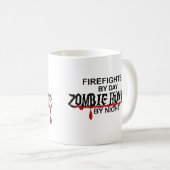 Mug Chasseur de zombi de sapeur-pompier (Devant droit)