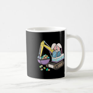 Mug Chasseur d'oeufs de Pâques du dimanche excavatrice