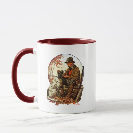 Mug Chasseur et épagneul (Gauche)