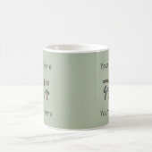 Mug Chasseur fait sur commande de vampire des textes (Centre)