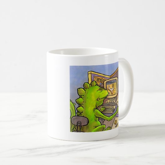 Mug Chasseur fossile (Devant droit)