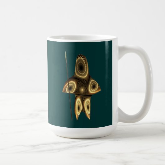 Mug Chasseur inuit fractal (Droite)