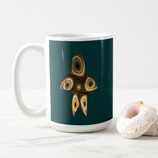 Mug Chasseur inuit fractal (Avec donut)