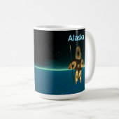 Mug Chasseur inuit fractal - Alaska (Devant droit)