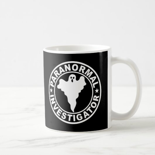 Mug Chasseur paranormal de fantôme de logo (Droite)