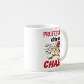 Mug Chasseur professionnel de poulet éleveur de poulet (Devant droit)