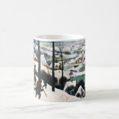 Mug Chasseurs dans le paysage de neige Pieter Bruegel (Centre)