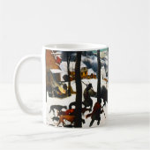 Mug Chasseurs dans le paysage de neige Pieter Bruegel (Gauche)