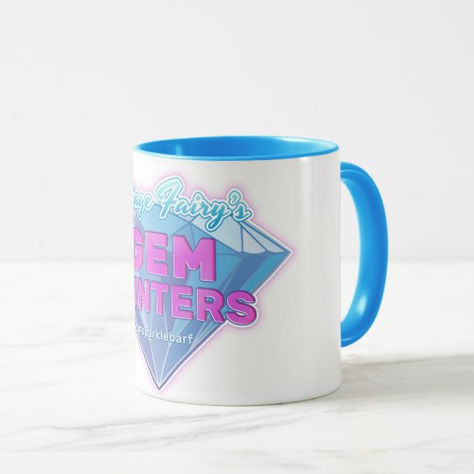 Mug Chasseurs de la gemme de la fée de frange (Devant droit)