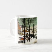 Mug Chasseurs de Pieter Bruegel dans la neige (Devant gauche)
