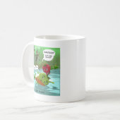 Mug Chasseurs Végétaliens Drôles (Devant gauche)