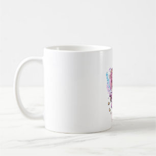 Mug Chasseuse de démons Kawaii Rose Mignonne avec Épée