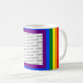 Mug CHÂSSIS DU DRAPEAU PLANIFIÉ + votre signe ou image (Devant droit)