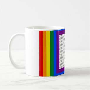 Mug CHÂSSIS DU DRAPEAU PLANIFIÉ + votre signe ou image