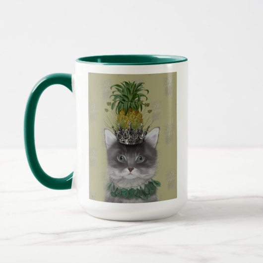 Mug Chat à ananas (Gauche)
