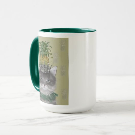 Mug Chat à ananas (Devant gauche)