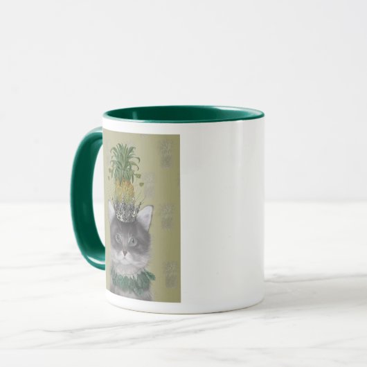 Mug Chat à ananas (Devant gauche)