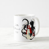 Mug Chat à chapeau rouge de la petite sirène (Devant droit)