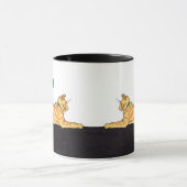 Mug Chat à gingembre rayé MEOW (Centre)