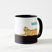 Mug Chat à gingembre rayé MEOW (Devant droit)