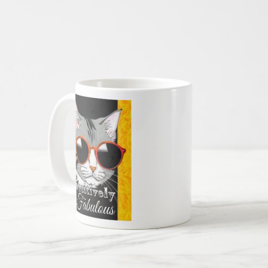 Mug Chat à la mode (Devant gauche)