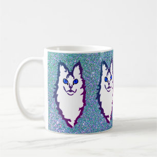 Mug Chat à oeil bleu