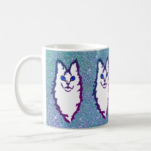 Mug Chat à oeil bleu (Gauche)