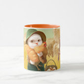 Mug Chat adorable avec Hen à la ferme (Centre)