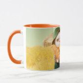 Mug Chat adorable avec Hen à la ferme (Gauche)