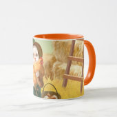 Mug Chat adorable avec Hen à la ferme (Devant droit)