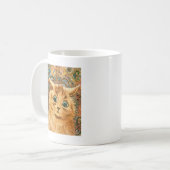Mug Chat adorable de papier peint par Louis Wain (Devant gauche)