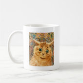 Mug Chat adorable de papier peint par Louis Wain (Gauche)