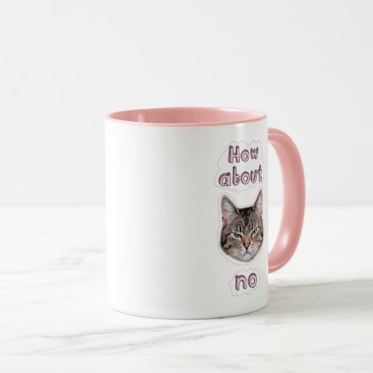 Mug Chat agacé (Devant droit)